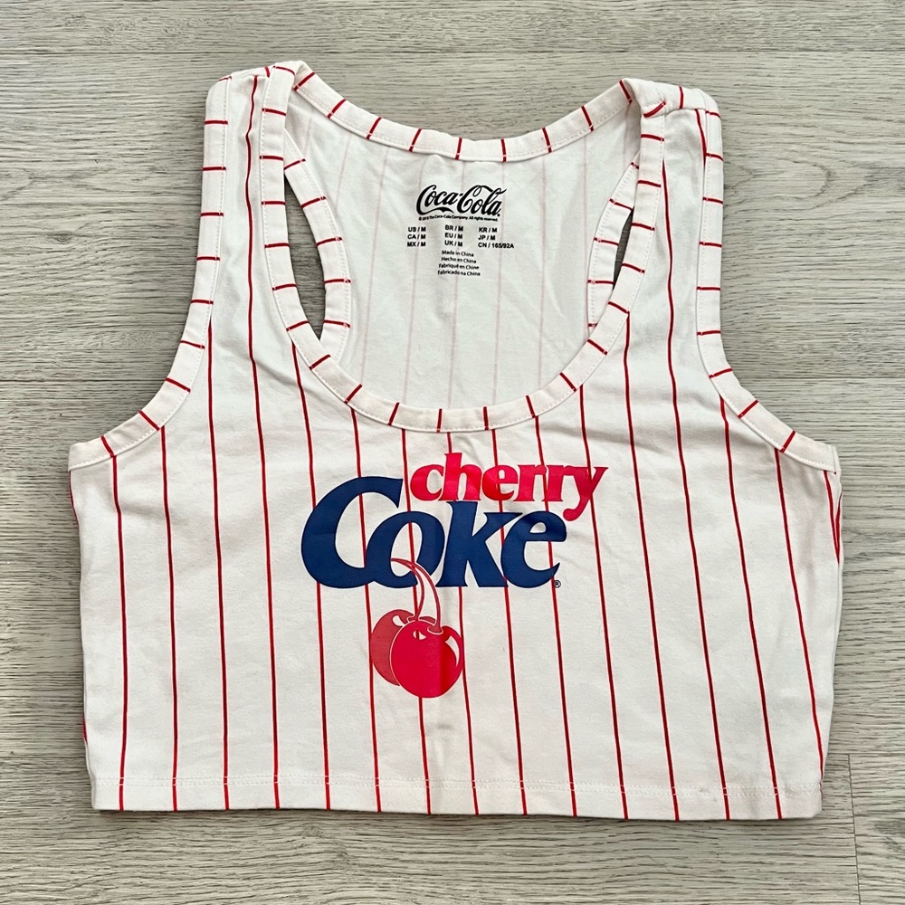 cherry coke crop top
